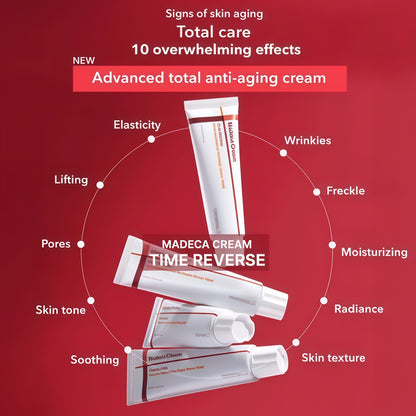CENTELLIAN 24 Madeca Cream Time Reverse(1.69fl oz) - Advanced Fast-Absorbing & Nourishing, Hydrates, Firms & Reduces Wrinkles, Low Irritation, Korean Skin Care Centella Asiatica, Collagen