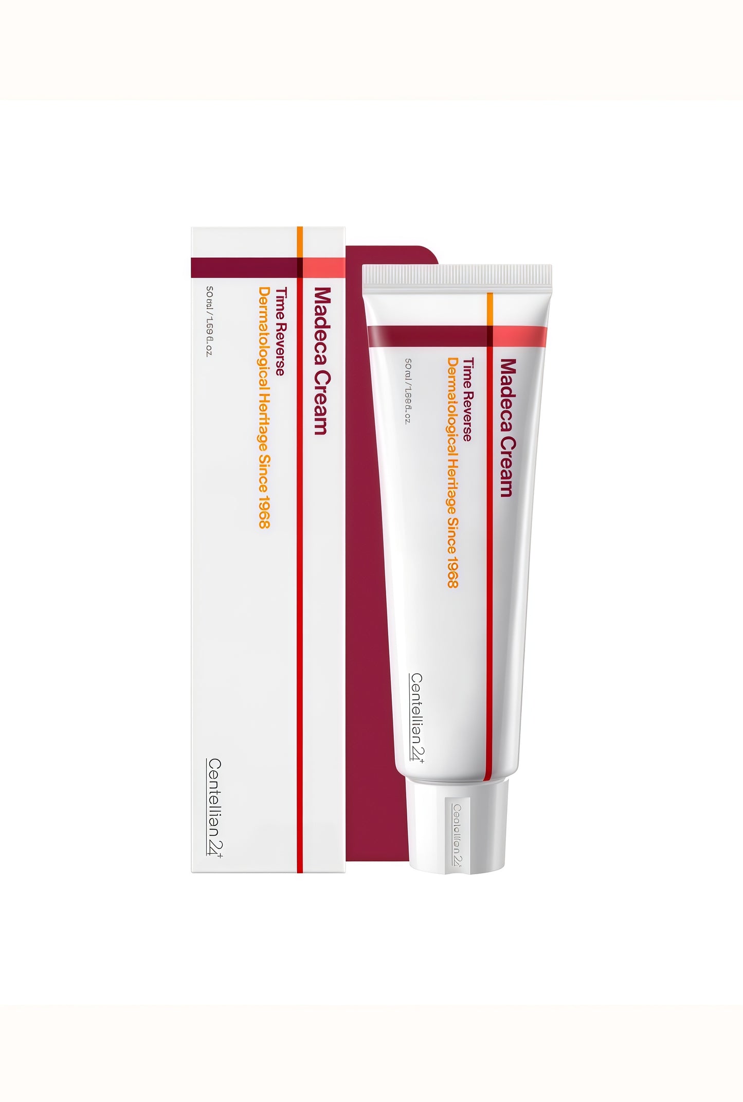 CENTELLIAN 24 Madeca Cream Time Reverse(1.69fl oz) - Advanced Fast-Absorbing & Nourishing, Hydrates, Firms & Reduces Wrinkles, Low Irritation, Korean Skin Care Centella Asiatica, Collagen